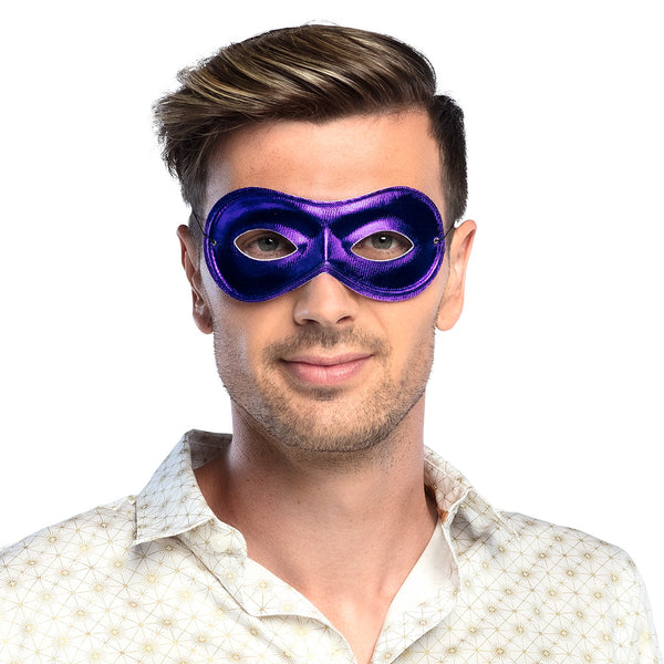 Eye mask Metallised in 6 Assorted Colours