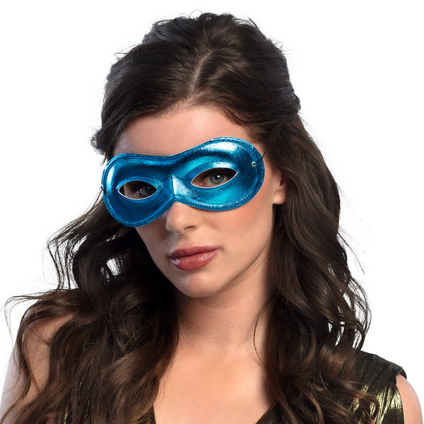 Eye mask Metallised in 6 Assorted Colours