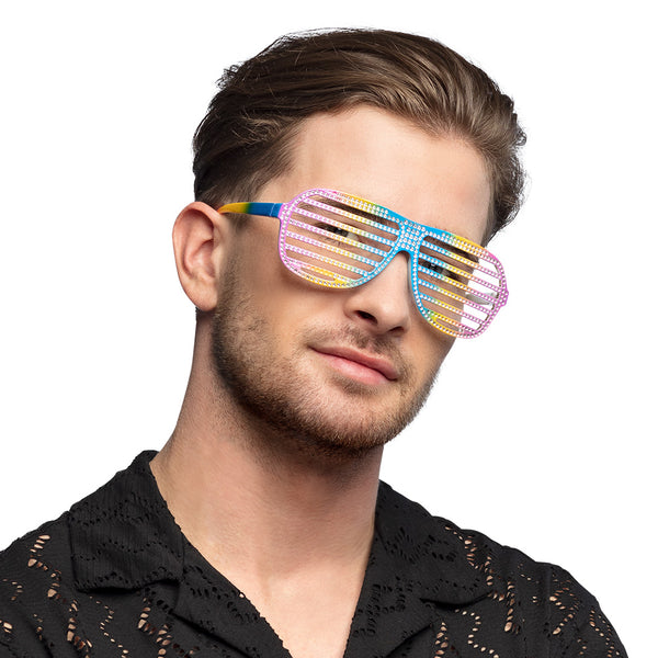Party glasses Spectacular rainbow