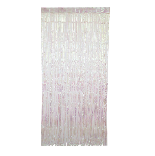 Iridescent Foil Fringe Door Curtain - (3.25 ft x 6.5 ft)