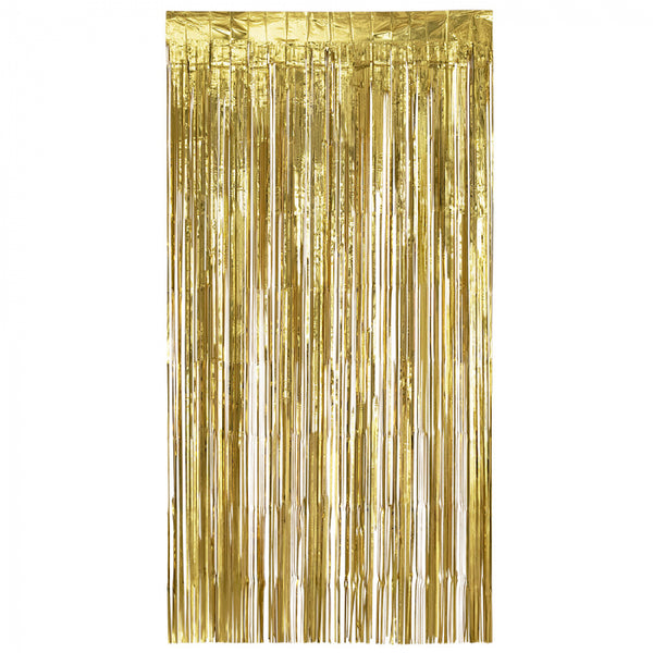 Foil curtain gold metallic - (200 x 100 cm)