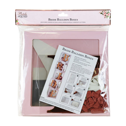 BRIDE BALLOON BOX