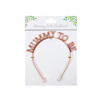 Mummy to be head band metallic
