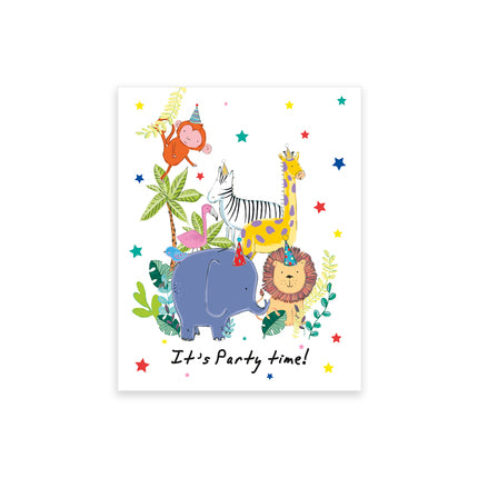 Jungle party invites - (20 Pack)