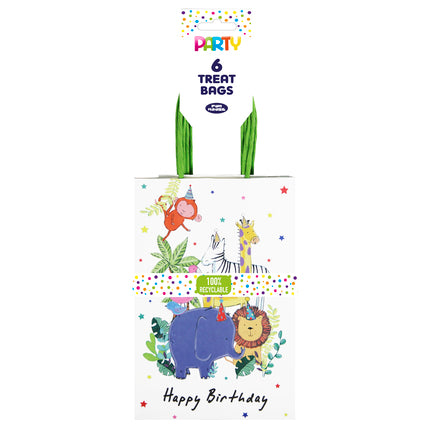Jungle party bags - (6 Pack)