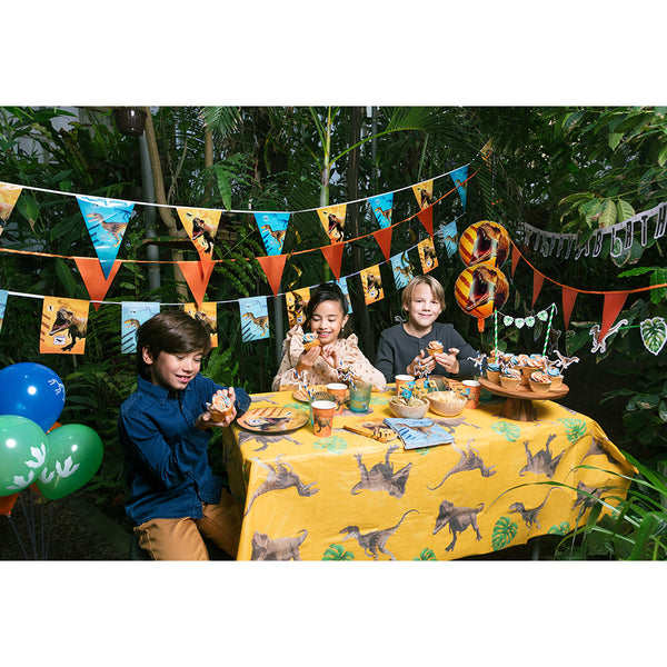 Paper tablecloth T-Rex - (120 x 180 cm)
