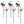 Load image into Gallery viewer, Paper straws T-Rex 2 colours (20 cm) - (6 Pack)