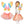 Load image into Gallery viewer, Set Rainbow fairy