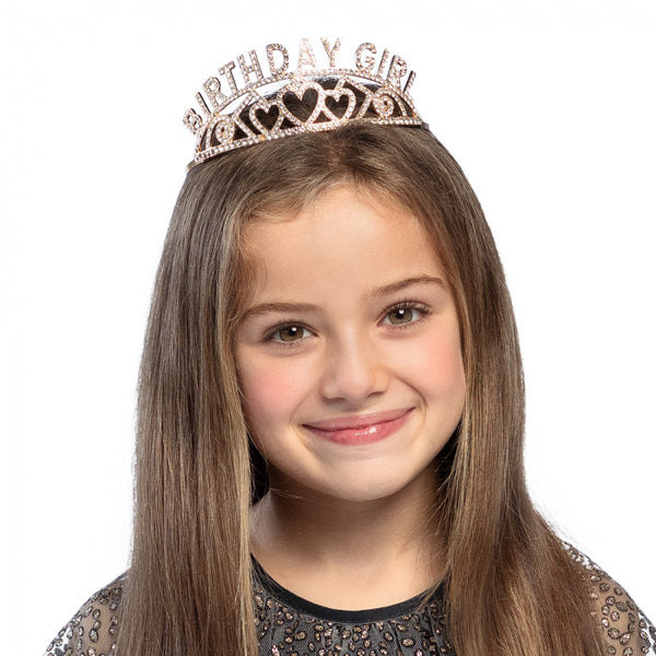 Metal tiara 'Birthday Girl'