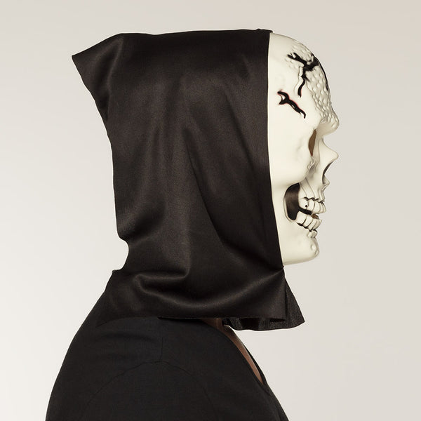 Face mask Skull with hood