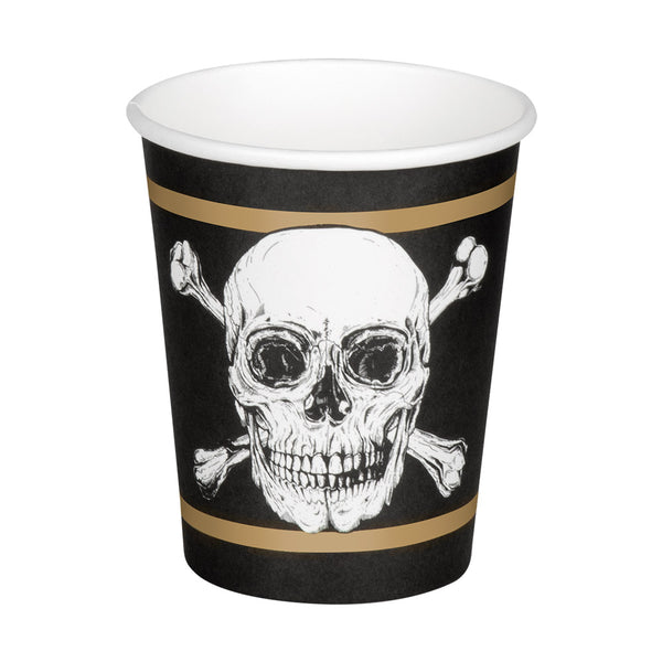 Paper Cups Pirates (21 cl)  - (10 Pack)