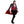 Load image into Gallery viewer, Cape Bloodlust black/red reversible - (120 cm)