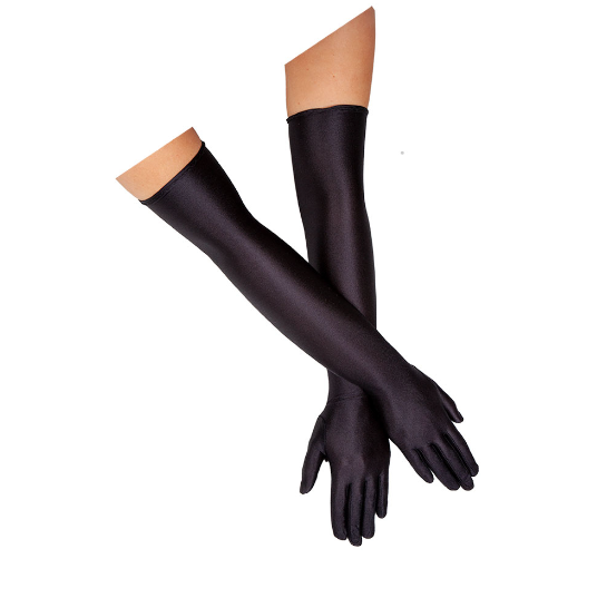 Ladies Over Elbow Gloves - Black (50cm)