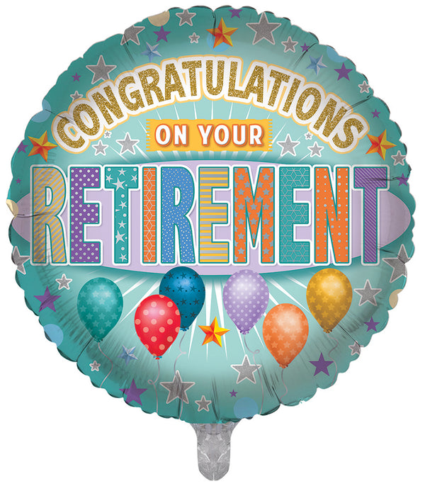 Retirement Foil Balloons - (18")