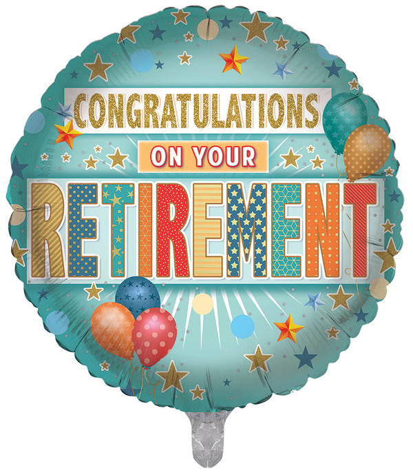 Retirement Foil Balloons - (18")