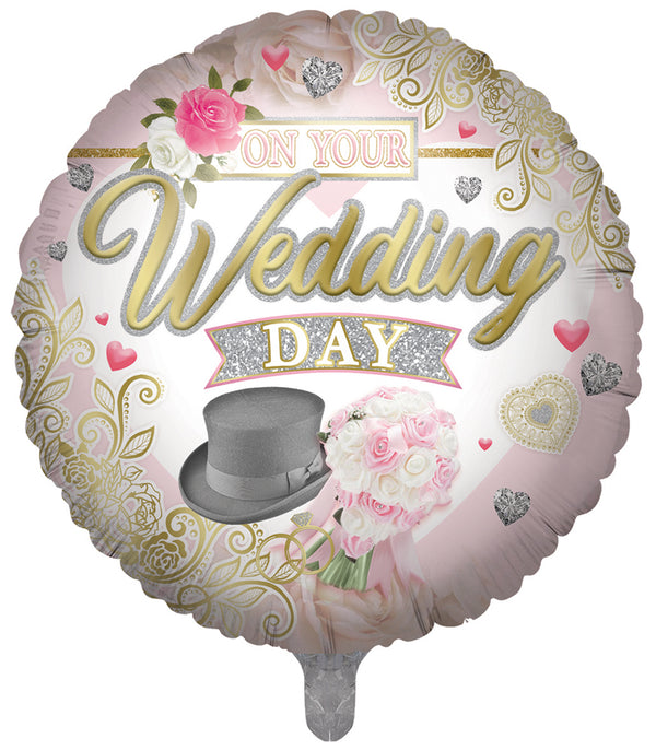 On your Wedding Day Foil Balloons - (31")