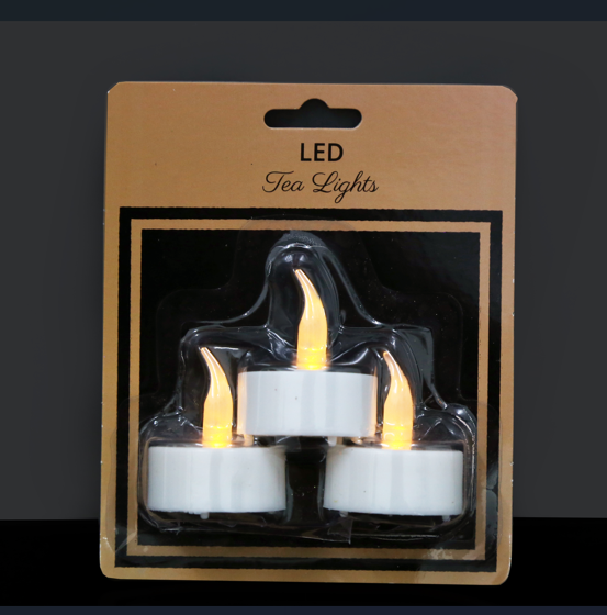 LED Tea Lights (3 Pack)
