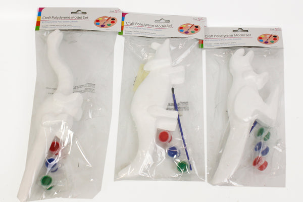 DINOSAUR POLYSTERENE in 3 Assorted Designs - (23X18 )