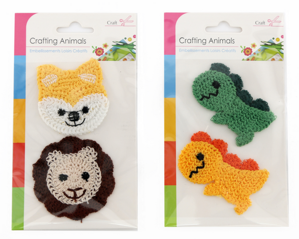 ANIMAL EMBELLISHMENTS in 2 Assorted Designs