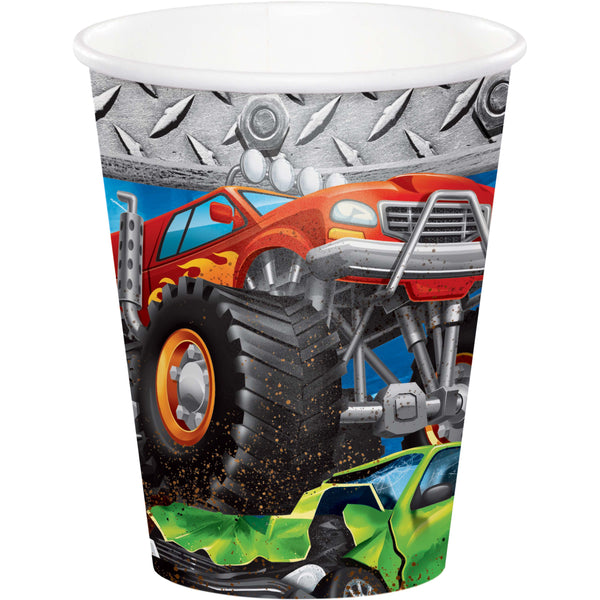 Monster Truck Rally Cups - (8 Pack)