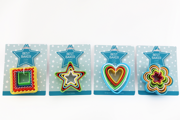 BEST BAKER COOKIE CUTTERS (6 PACK)