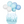 Load image into Gallery viewer, Balloon caketopper, blue - (29 cm)

