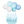 Load image into Gallery viewer, Balloon caketopper, blue - (29 cm)