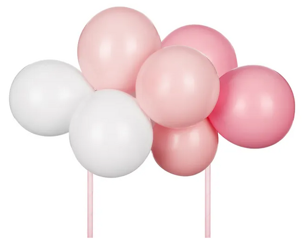 Balloon caketopper, pink - (29 cm)