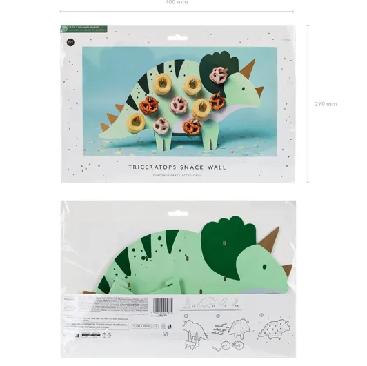 Snack wall Triceratops, 38x23cm
