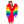 Load image into Gallery viewer, Large Rainbow Feather Wings - (75x75cm)