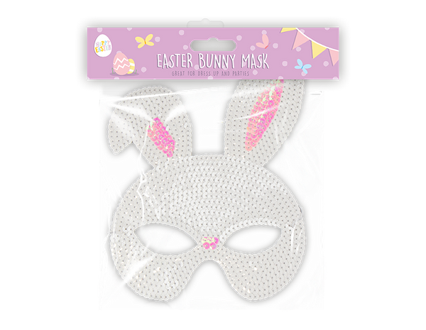 Easter Sequin Bunny Mask
