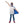 Load image into Gallery viewer, Kids Super Hero Cape & Mask - BLUE