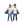 Load image into Gallery viewer, Kids Super Hero Cape & Mask - BLUE