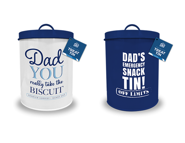 Father's Day Goodies Tin in 2 Assorted Colours