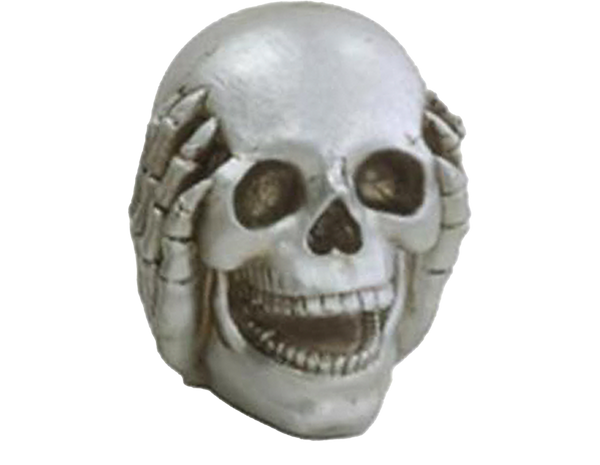 Halloween Skull Ornament in 3 Assorted Designs