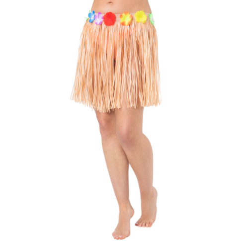 Hula Skirt  Natural - (40cm)