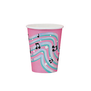 MUSICAL NOTE PAPER CUPS - (8 Pack)