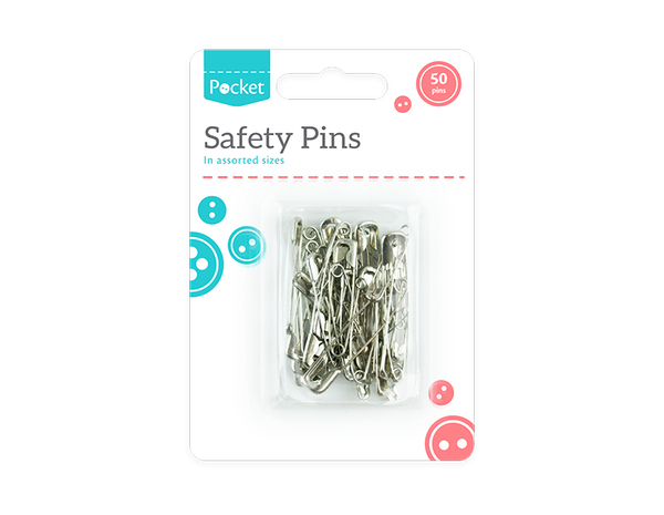 Safety Pins - (50 Pack)