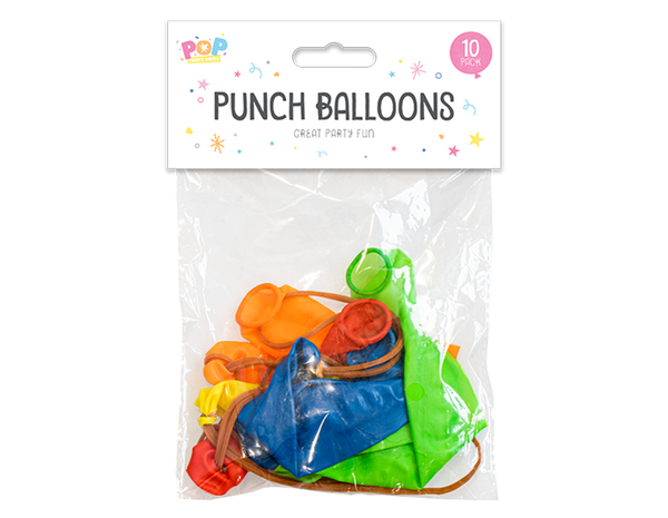 Punch Balloons - (10 Pack)