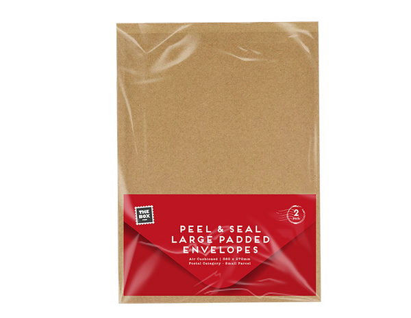 Large Padded Envelopes 27cm x 36cm - (2 Pack)