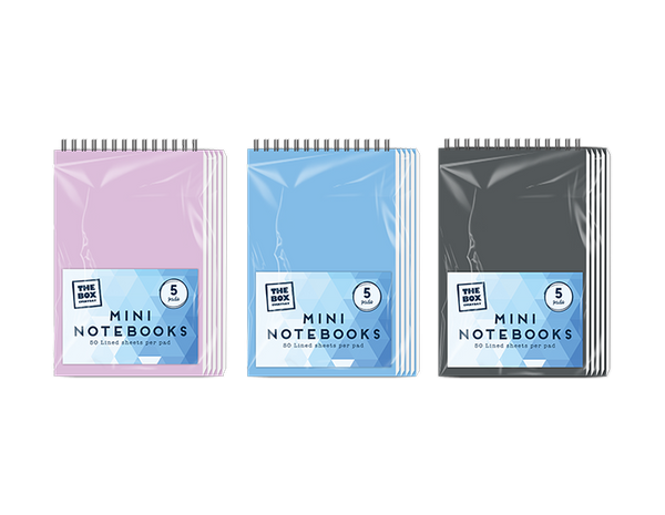 Mini Wiro Notebooks - (5 Pack)