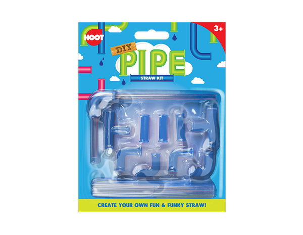 DIY Pipe Straw Kit in 2 Assorted Colours
