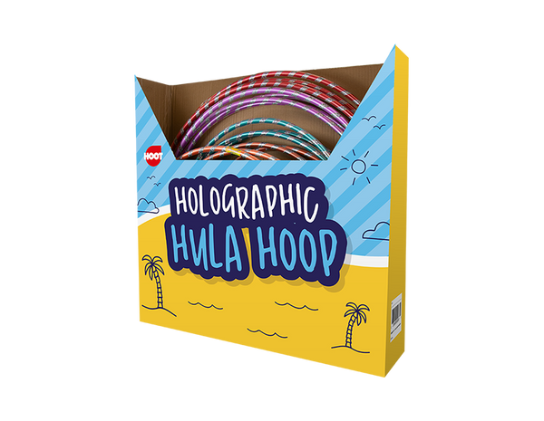 Holographic Hula Hoop in 4 Assorted Sizes