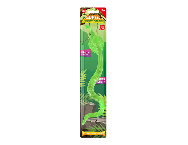 Super Sticky Snake in 3 Assorted Colours
