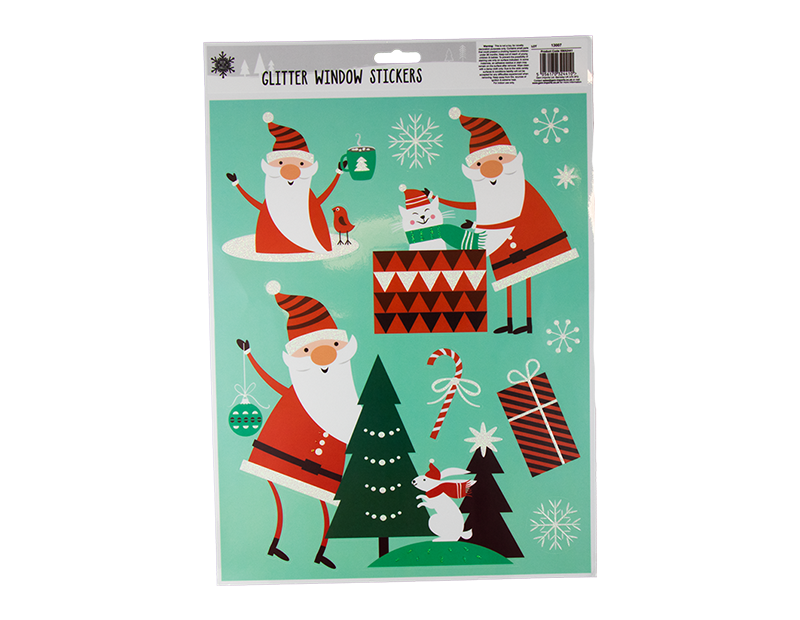 Glitter Novelty Window Stickers Make it Magic