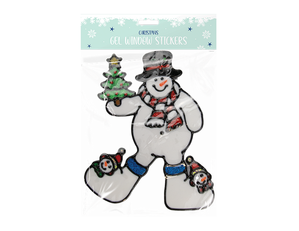 Christmas Window Stickers in 2 Assorted Designs