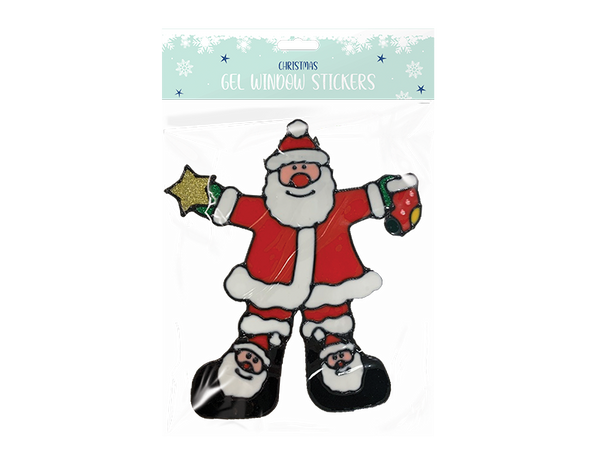 Christmas Window Stickers in 2 Assorted Designs