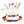 Load image into Gallery viewer, Child Hat Rainbow Pie 'Happy Birthday'