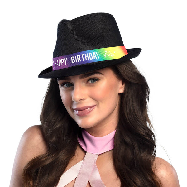 Funky 'HAPPY BIRTHDAY' Hat  in 6 Assorted Colours