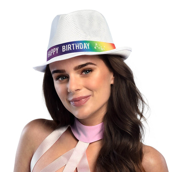 Funky 'HAPPY BIRTHDAY' Hat  in 6 Assorted Colours